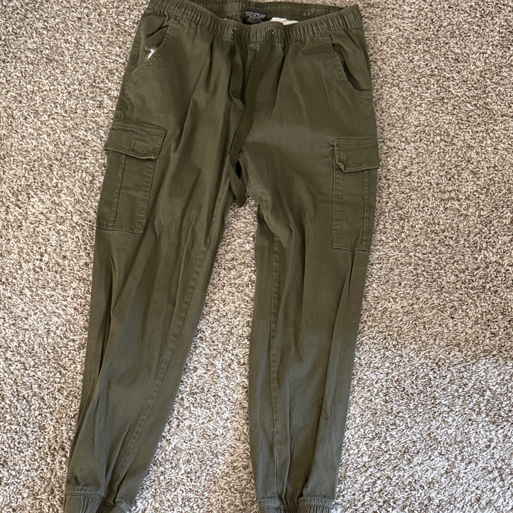 Galaxy By Harvic Olive Green Joggers